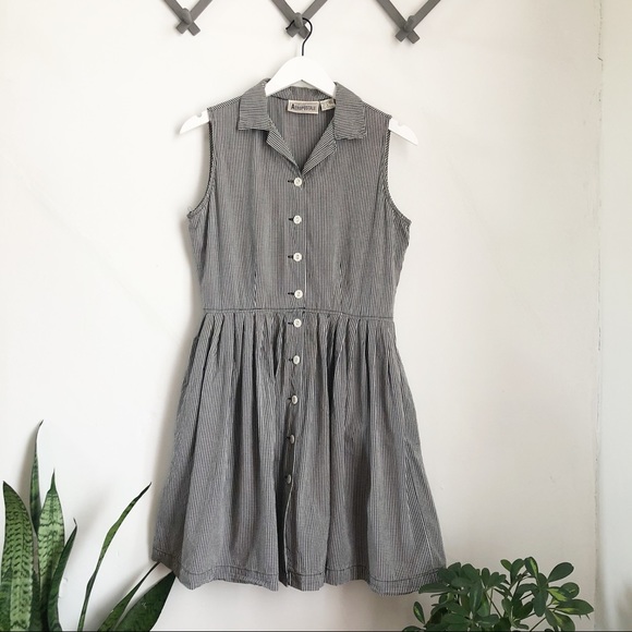 Vintage Dresses & Skirts - Vintage 90’s Aeropostale Gingham Shirt Dress